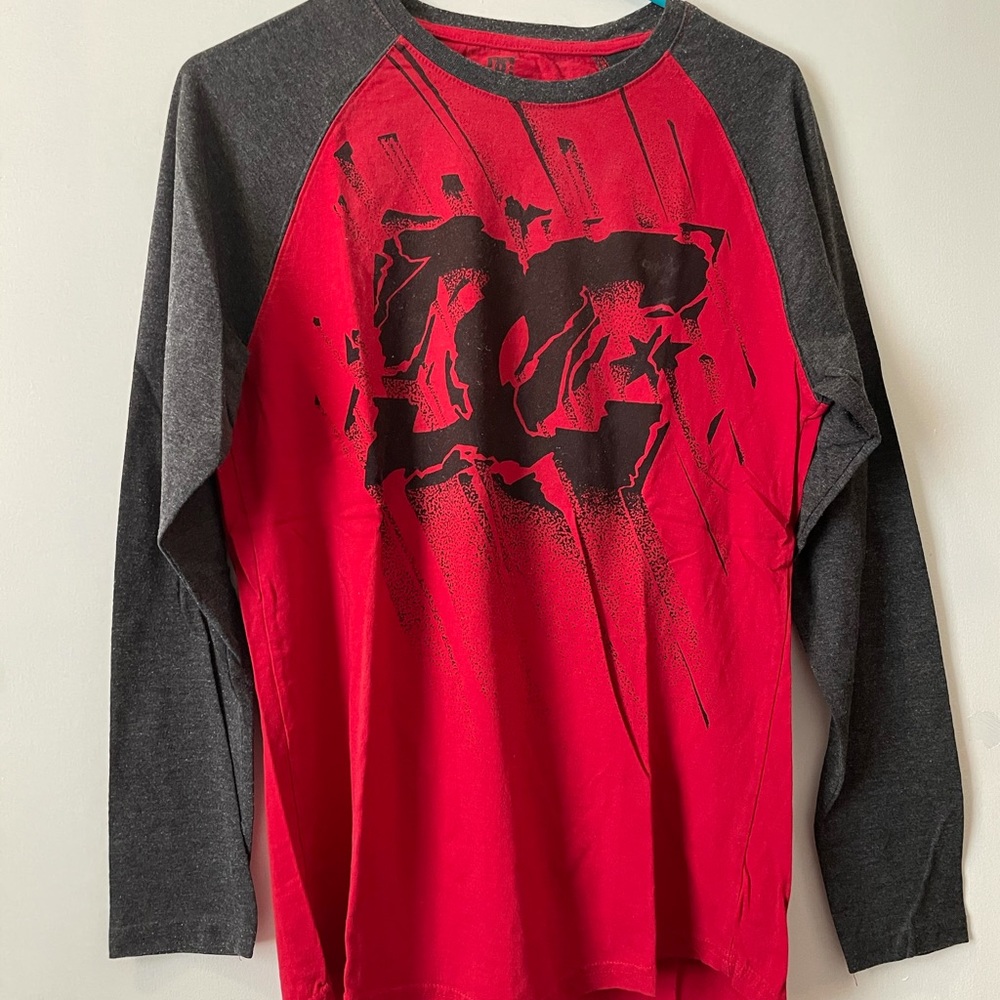 Red and Black Medium DC Tee